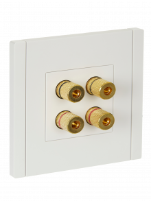 FORTE&PIANO Аудиорозетка 4-мест. FP239 бел. IEK, FP-S40-K01