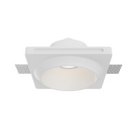Maytoni Technical Встраиваемый светильник Gyps Modern GU10 1х10Вт, DL124-GU10-01-TRS-W