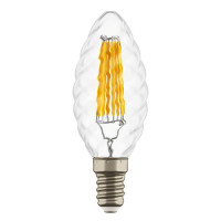 Lightstar 933702 Лампа LED FILAMENT 220V C35 E14 6W=65W 400-430LM 360G CL 3000K 30000H (в комплекте)