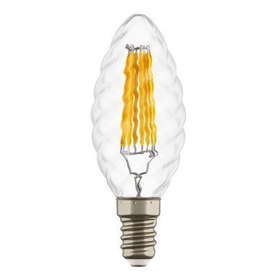 Lightstar 933702 Лампа LED FILAMENT 220V C35 E14 6W=65W 400-430LM 360G CL 3000K 30000H (в комплекте)