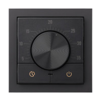 Rikett поворотный терморегулятор, цвет черный, 32234 BK Rikett поворотный терморегулятор, цвет черный, 32234 BK