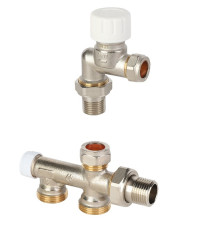 Узел бокового подключения MVI 1/2"x3/4" Евроконус, CTS.714.04