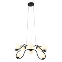 ST LUCE SL1502.403.08 Светильник подвесной ST-Luce Черный/Белый G9 8*5W