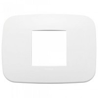 19682.26 - Vimar Накладка ROUND на 2 модуля центрально полярный матовый