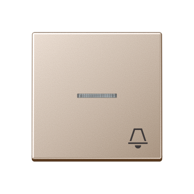 клавиша с символом звонок с линзой, шампань, A590KO5KCH
