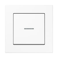 Jung Выключатель 1-клавишный, с подсветкой, серия A 550