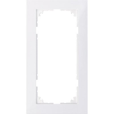 M-Pure 2-постовая рамка без перегородки, бриллиантовый белый