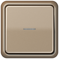 Jung Выключатель 1-клавишный, с подсветкой, серия CD 500