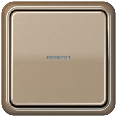 Jung Выключатель 1-клавишный, с подсветкой, серия CD 500