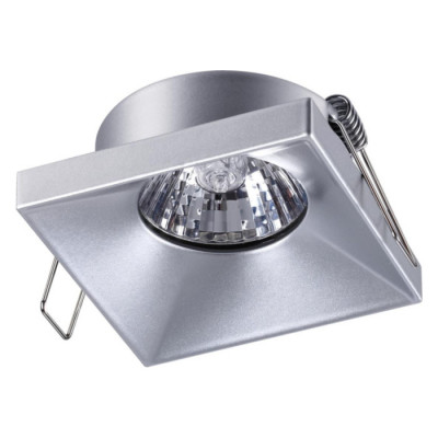 Novotech 370743 SPOT NT21 205 серебро Светильник встраиваемый IP20 GU10 50W 220V METIS