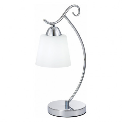 Evoluce SLE103904-01 Прикроватная лампа Хром/Белый E27 1*60W