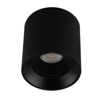 Denkirs DK3090-BK Светильник накладной IP 20, 10 Вт, GU5.3, LED, черный/черный, пластик