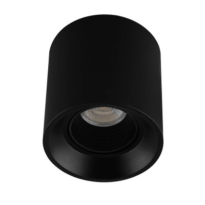 Denkirs DK3090-BK Светильник накладной IP 20, 10 Вт, GU5.3, LED, черный/черный, пластик