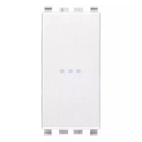 Vimar Переключатель с 4-мя контактами ( инвертор ) 1P осевой 16AX , белый, 20113.B