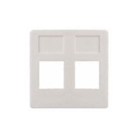 FD17897 Fede Fede Плата монтажная Multimedia для 2-х разъёмов, белая