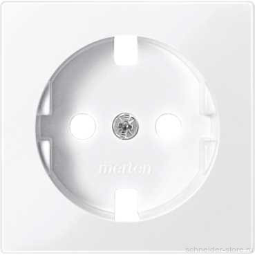 SM Накладка розетки 2К+З 16А 250В~, активн. бел.