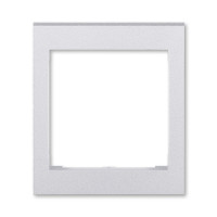 3901H-A00355 70 - Накладка на рамку ABB Levit 55х55 промежуточная серебро - 2CHH010355A4070