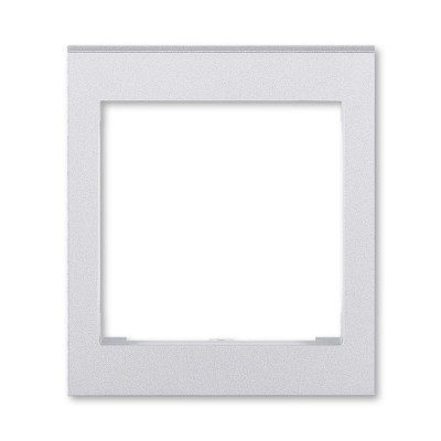3901H-A00355 70 - Накладка на рамку ABB Levit 55х55 промежуточная серебро - 2CHH010355A4070