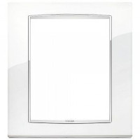 20668.C01 - Vimar Накладка классика для 8 модулей арктическая белая