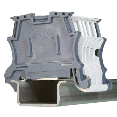 Legrand Фиксатор клеммников Viking 3 - шаг 6 мм - безвинтовое крепление - для сим. реек, 037510