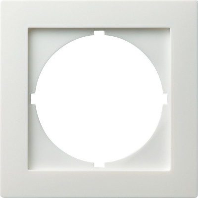 028140 Gira Накладка с вырезом для приборов с панелью 50*50 мм DIN 49 080