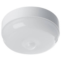 Светильник светодиодный пылевлагозащищённый c ИК-датчиком , 12W, 960Lm, 6500K, в пластиковом корпусе, IP65, AL3006, Feron 29611