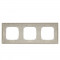 Рамка 3-м Pixel универс. беж. TOKOV ELECTRIC TKE-PX-RM3-C02
