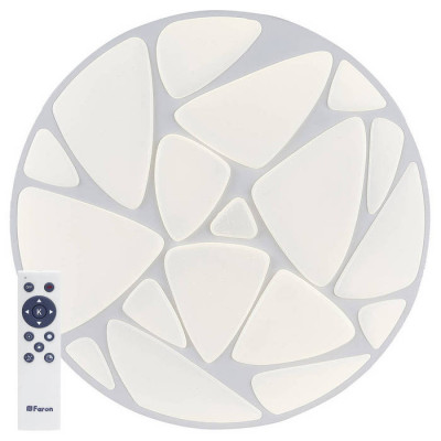 Светильник светодиодный управляемый с пультом 72W, Max. 5760Lm, 3000К-6000K, AL4061  Myriad, Feron 41233