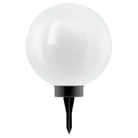 22444 Светильник уличный на солнечных батареях,белый, пластик