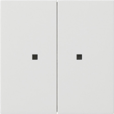 5369112 Gira Клавиша двойн., без надписи с контрольным окошком