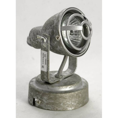 LUSSOLE ROCKVILLE Спот, цвет основания - серый, плафон - металл (цвет - серый), 1x50W GU10, LSP-9804