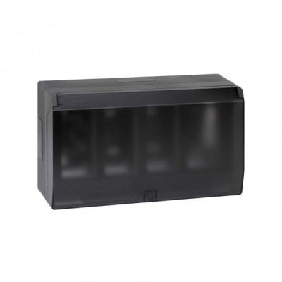 Simon Cima 500 Графит Бокс на 4 модуля с крышкой, наружный монтаж, 164х100х284мм, 51040004-038