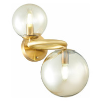 ST LUCE SL1162.301.02 Светильник настенный ST-Luce Латунь/Коньячный E14 2*40W