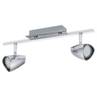 93673 Светодиодный спот CORBERA, 2х3W (GU10), сталь/пластик, хром