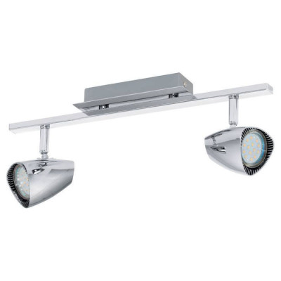 93673 Светодиодный спот CORBERA, 2х3W (GU10), сталь/пластик, хром