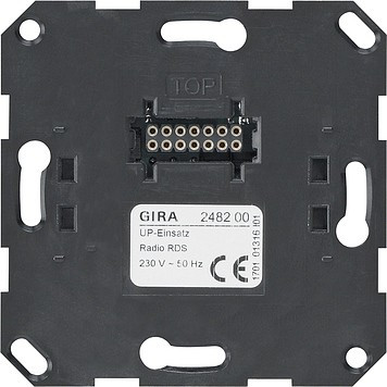 248200 Gira Вставка скр. монт. Радиоприемник RDS Электр. устр-во