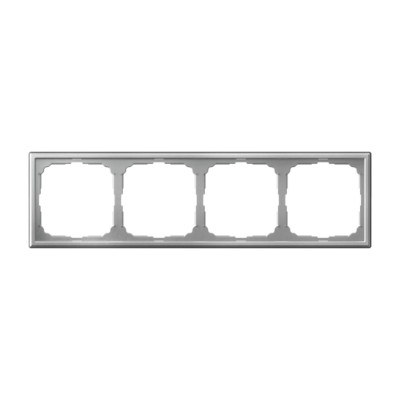 GAL000304 - ARTGALLERY 4-постовая РАМКА, универсальная, АЛЮМИНИЙ, Systeme Electric
