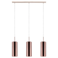 98699 Подвес SELVINO, 3X15W(E27), сталь, никель мат/стекло с напылением, медный