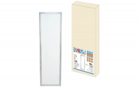 Ультратонкая светодиодная панель серии СВО 295 х1195, 40 Вт, 6000 К, хром, Народная (без драйвера), SQ0329-0207