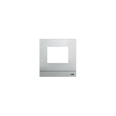 51021CF-A - Рамка станции вызова, размер 1/1, серебристый - 2TMA070130A0011