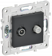 SKANDY Роз. двойная TV+SAT SK-A13G граф. IEK, SK-AF20-O-K53