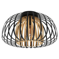 99664 Светильник потолочный ENCINITOS, 1x40W, E27, H260, ?450, сталь, черный/золотой