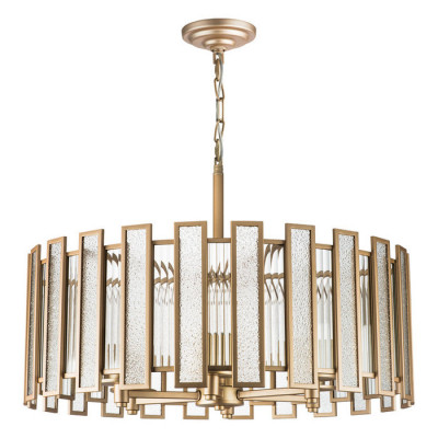 Lightstar 712062 (MD20103-6A) Люстра  AGAVE 6х40W E27 ШАМПАНЬ/ПРОЗРАЧНЫЙ (в комплекте)