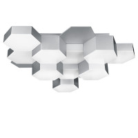 Lightstar 750124 (MX13003032-12А) Люстра потол FAVO LED-60W 2880LM Silver 4000K (в комплекте)
