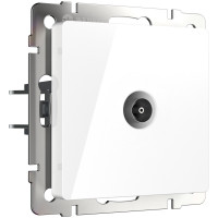 Werkel W1184001/ ТВ-розетка проходная (белый), a051116