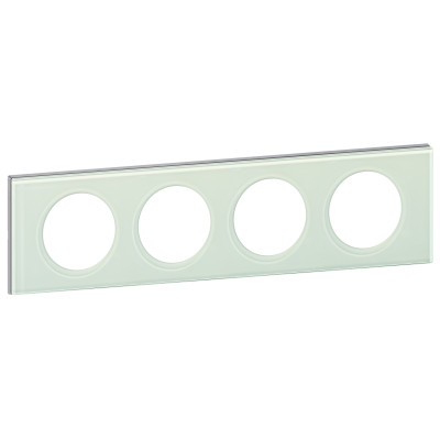 Legrand Рамка - Программа Celiane - 4 поста - смальта белая глина, 069314