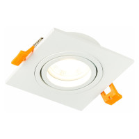 ST LUCE ST251.508.01 Св-к встр. Белый GU10 1*50W  IP20 L92xW92xH27 220V Без ламп