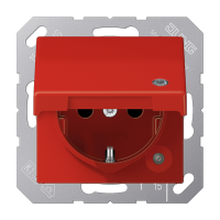 SCHUKO® розетка с крышкой, A1520BFKLKORT