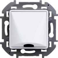 673890 - Вывод кабеля IP21 - Legrand/Daccord Inspiria - с зажимом для кабеля - белый, Legrand