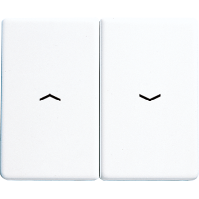 Клавиша для выключателя управления жалюзи; белые, SL595PWW